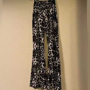 Bootcut Leopard Print Leggings